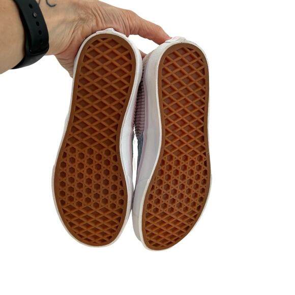 Vans Sneaker Girls Corduroy Era Pastel Color Block Skate Shoes Size US Kids 4 - Picture 9 of 11